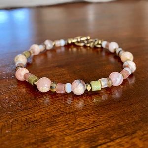 Pretty in Pink Peruvian Opal Bracelet